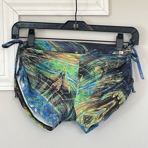 Shakti Women’s Side String Shorts Kaleidoscope Print Size M